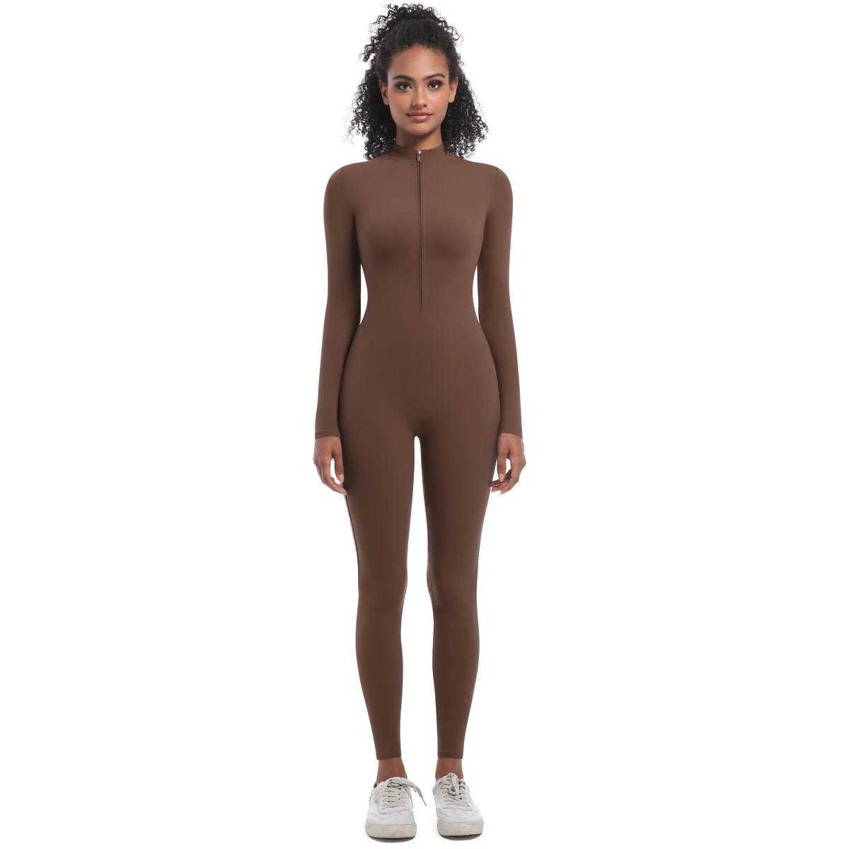 Women's Jumpsuit Women's Sports Shapewear Seamless Slim Fit Long Sleeve Sports Bodysuit Fitness Sports Bodysuit Yoga Suit