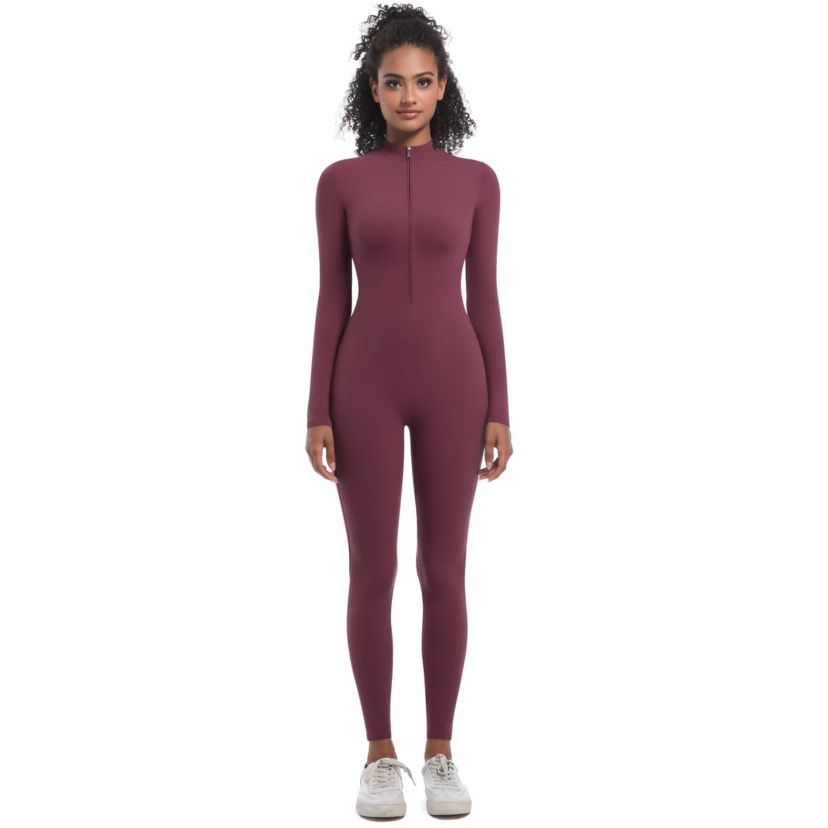 Women's Jumpsuit Women's Sports Shapewear Seamless Slim Fit Long Sleeve Sports Bodysuit Fitness Sports Bodysuit Yoga Suit