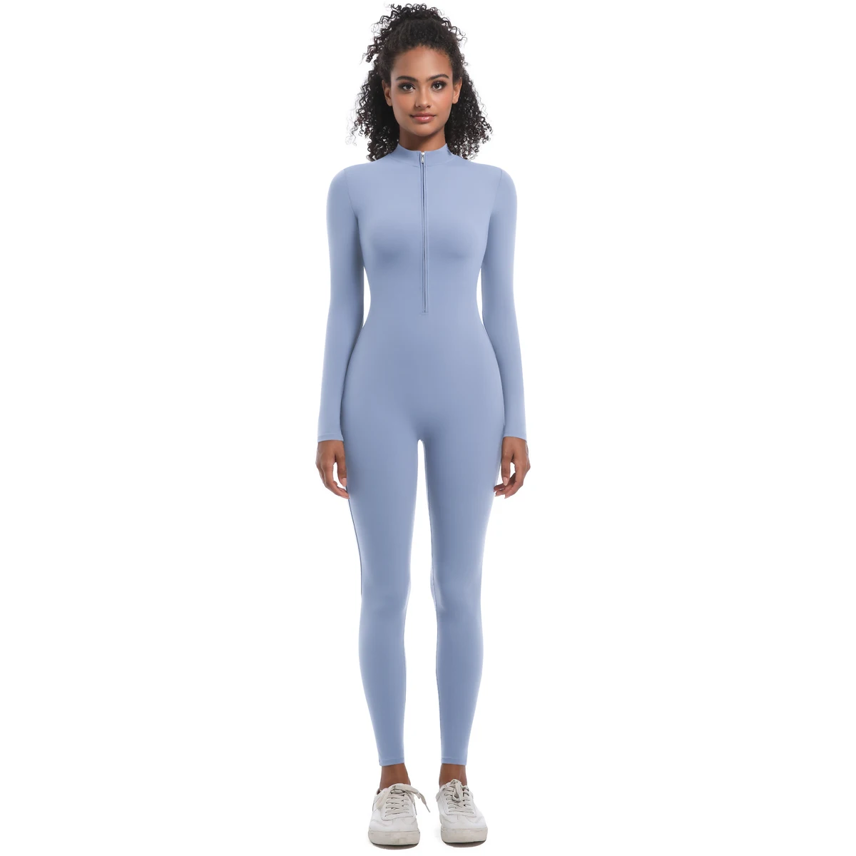 Women's Jumpsuit Women's Sports Shapewear Seamless Slim Fit Long Sleeve Sports Bodysuit Fitness Sports Bodysuit Yoga Suit