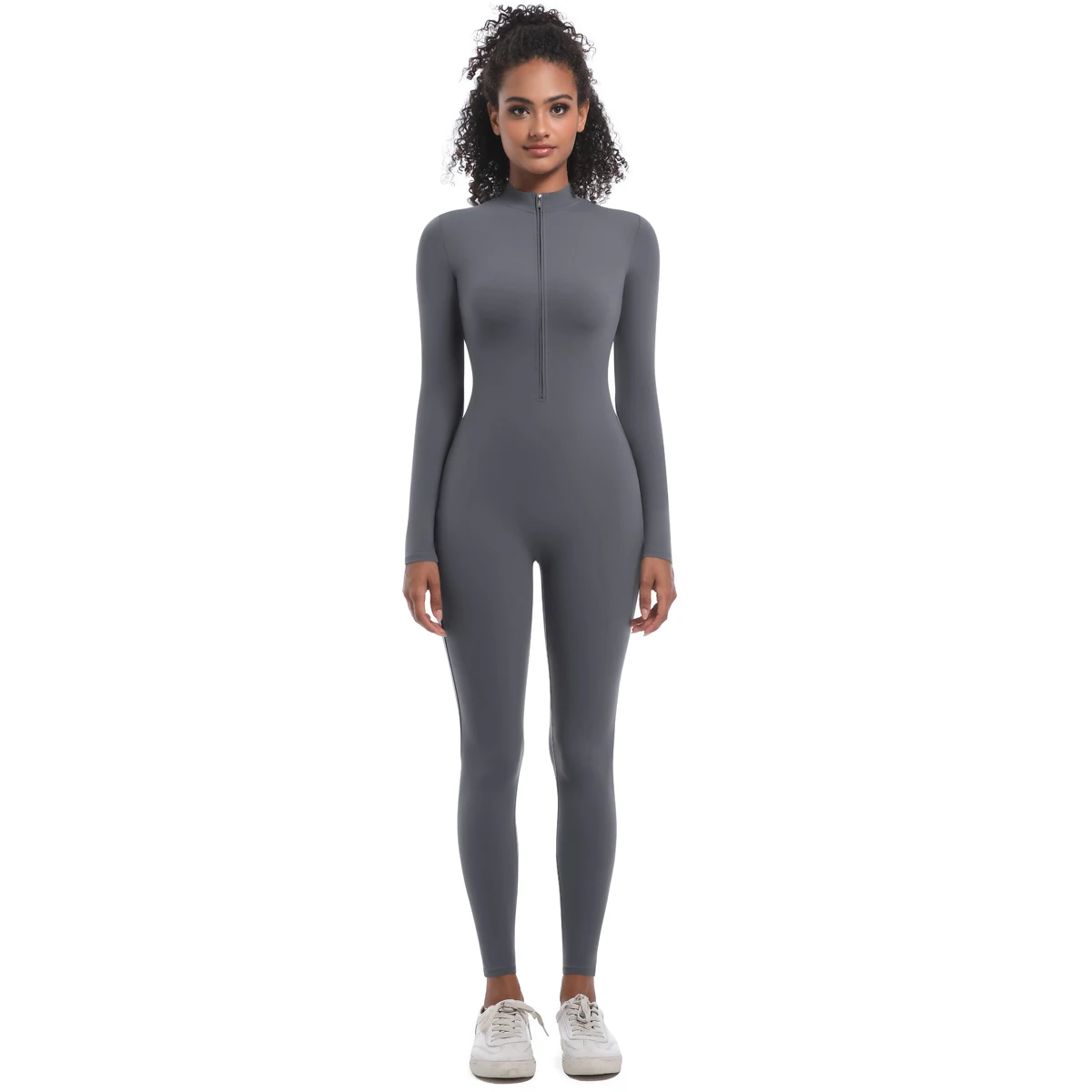 Women's Jumpsuit Women's Sports Shapewear Seamless Slim Fit Long Sleeve Sports Bodysuit Fitness Sports Bodysuit Yoga Suit