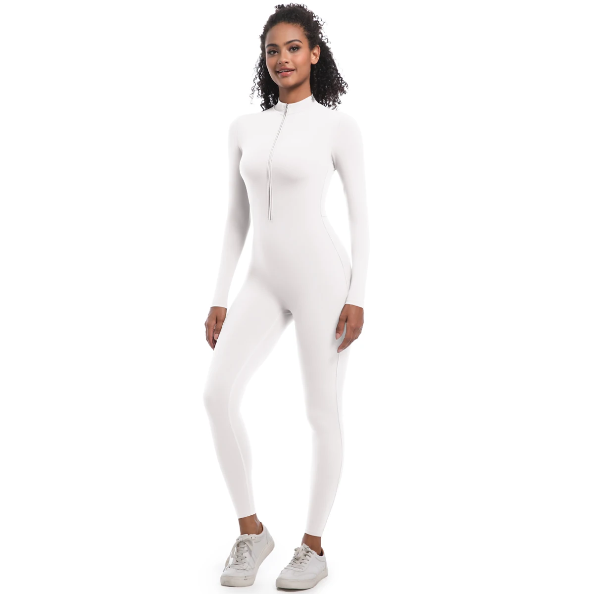 Women's Jumpsuit Women's Sports Shapewear Seamless Slim Fit Long Sleeve Sports Bodysuit Fitness Sports Bodysuit Yoga Suit