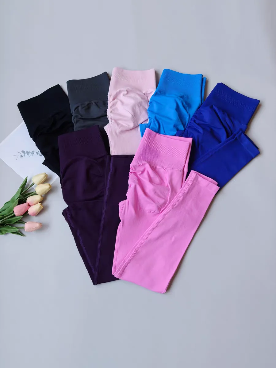 High Waist Gym Legging Seamless Yoga Leggings Push-Up Sport Tights for Women High Elastic Fitness Running Pants Hip Lift Gymwear