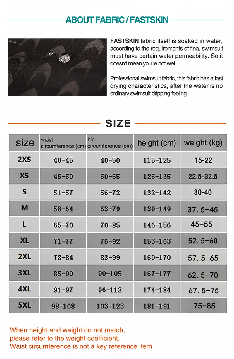 Men's Sharkskin Waterproof Bodysuit Long Sleeve Sun Protectio Wetsuits Diving Suit Black Jump Suit554