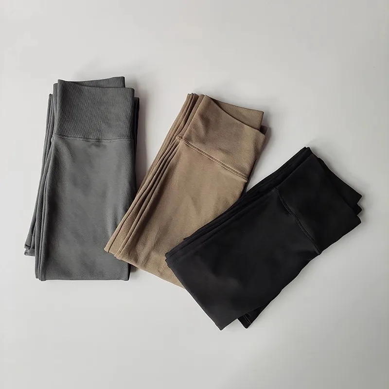 Seamless High-Waist Flare Yoga Leggings Pants Women's Bell-Bottom Fitness Trousers High-Elastic Gym Tight Sports Leggings