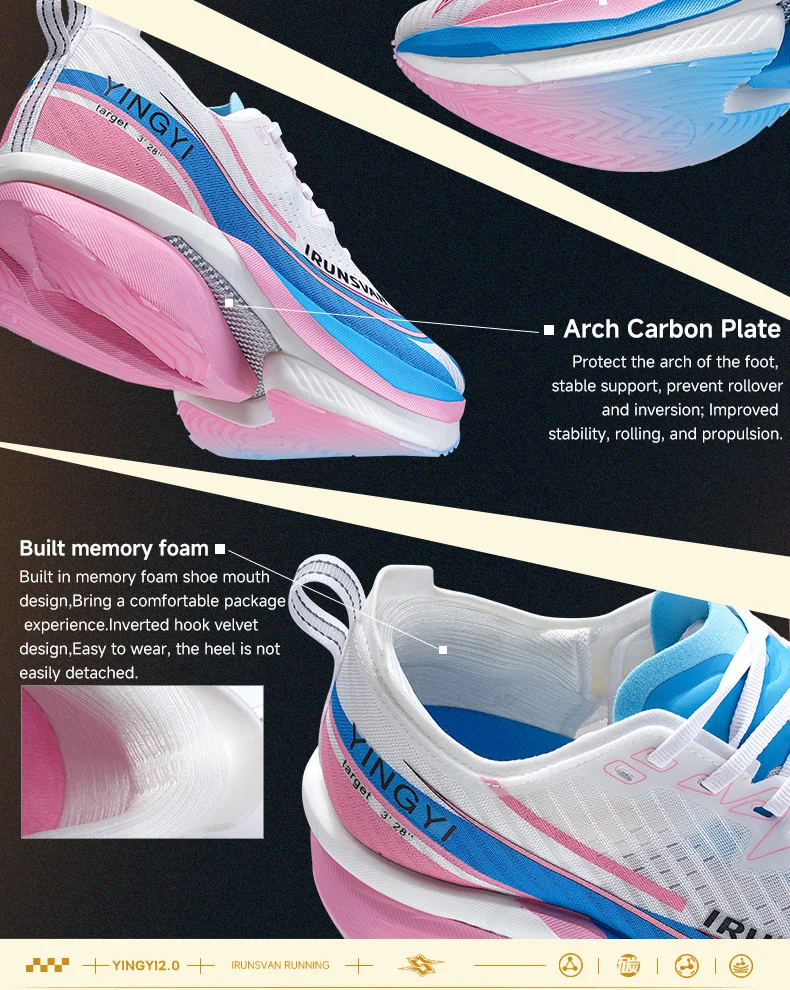 2025 Carbon Plate Marathon Running Shoes Professional Test; Stable Support Ultra-Light Bounce Shoes Unisex 088