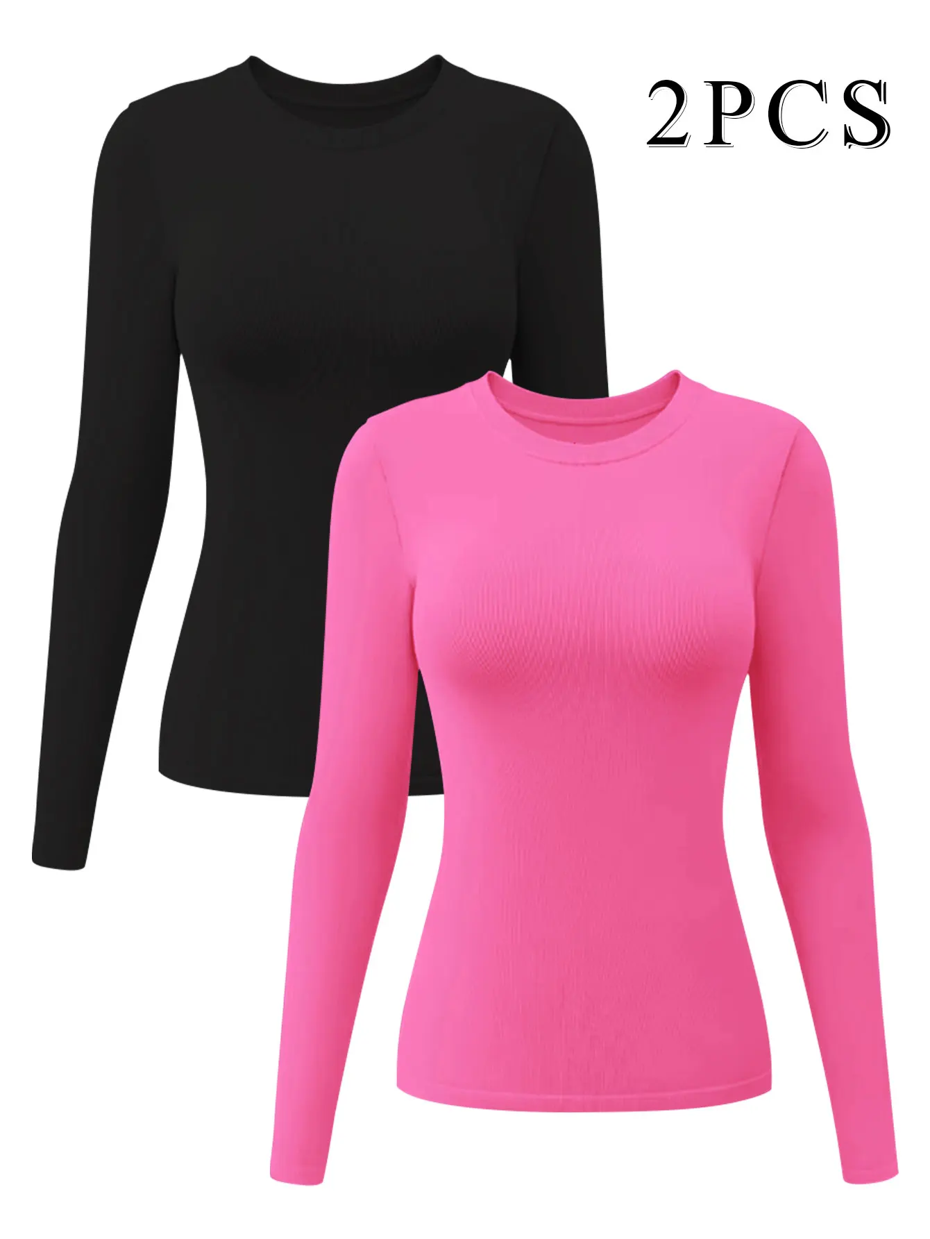 CZGUKE Women's Long Sleeve Fitness T-shirt Yoga Shirt Soft Sports Fitness Four Seasons Breathable Running Sports Slimming Top