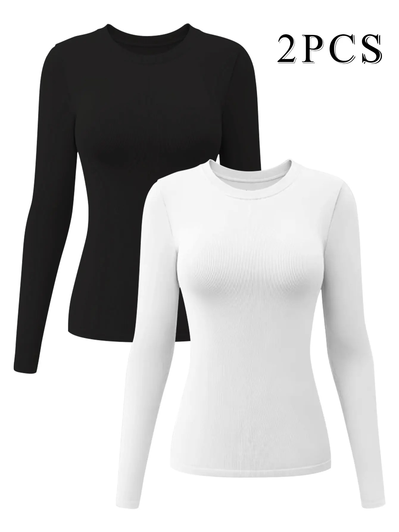 CZGUKE Women's Long Sleeve Fitness T-shirt Yoga Shirt Soft Sports Fitness Four Seasons Breathable Running Sports Slimming Top