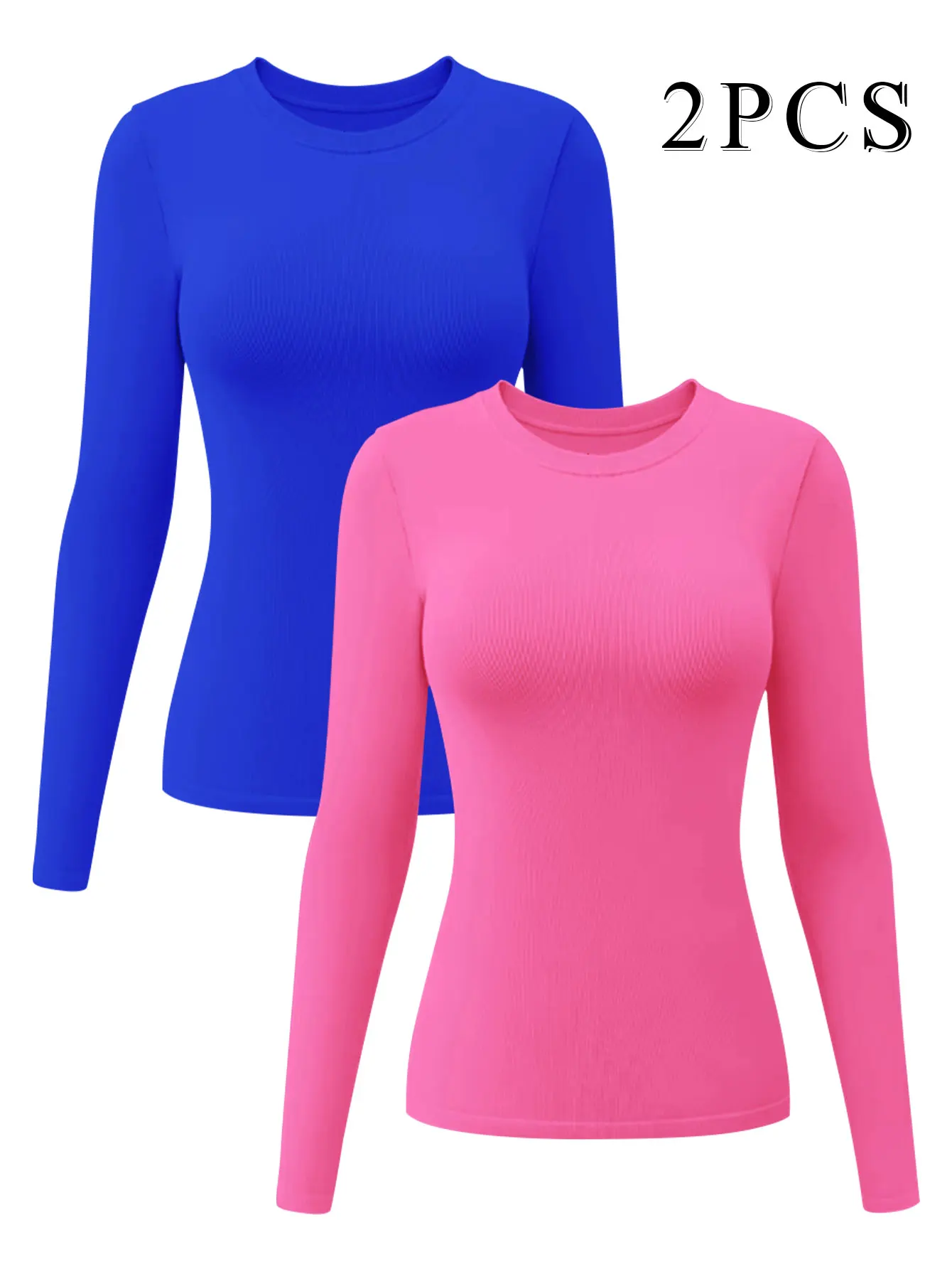 CZGUKE Women's Long Sleeve Fitness T-shirt Yoga Shirt Soft Sports Fitness Four Seasons Breathable Running Sports Slimming Top