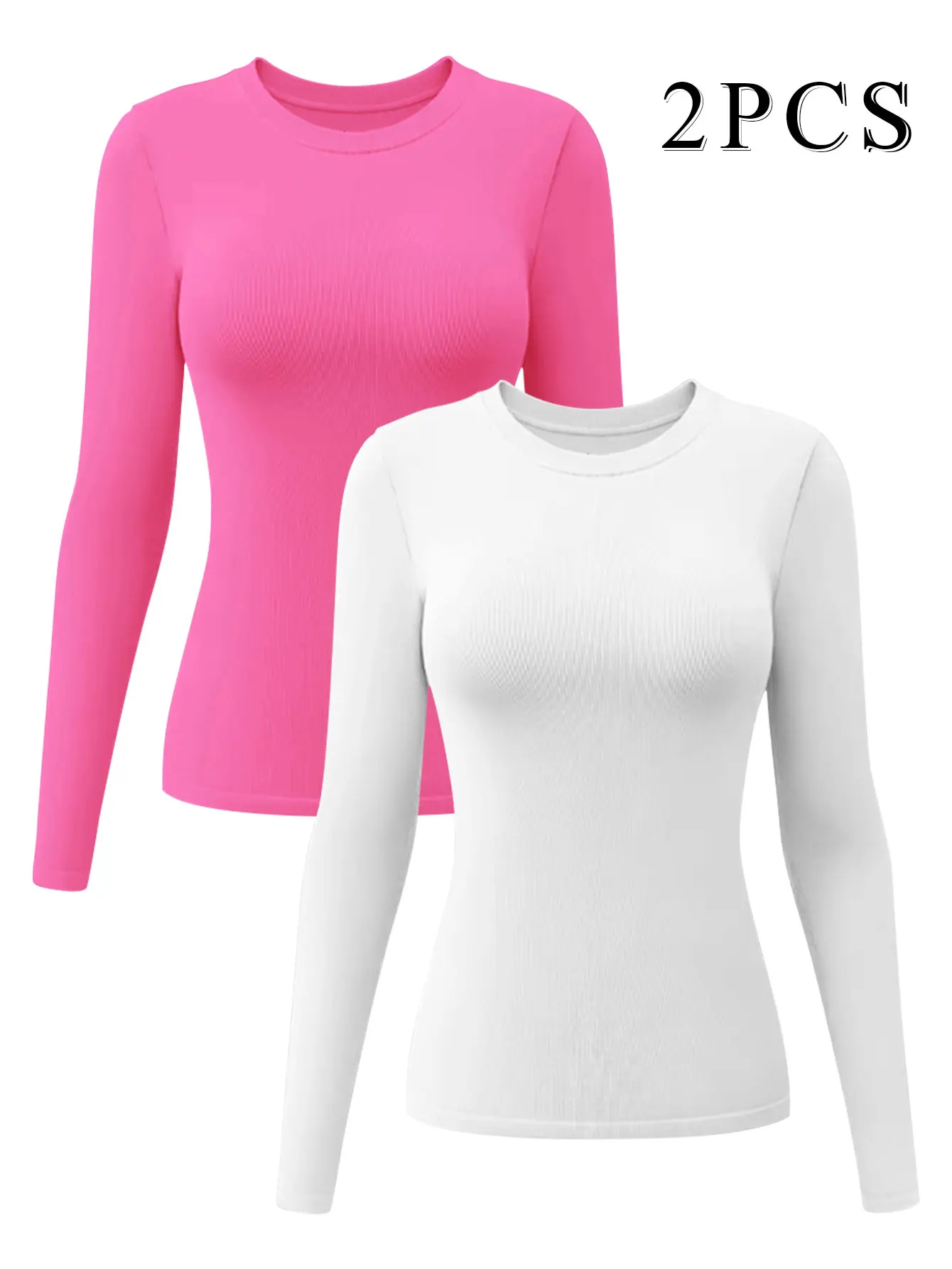 CZGUKE Women's Long Sleeve Fitness T-shirt Yoga Shirt Soft Sports Fitness Four Seasons Breathable Running Sports Slimming Top