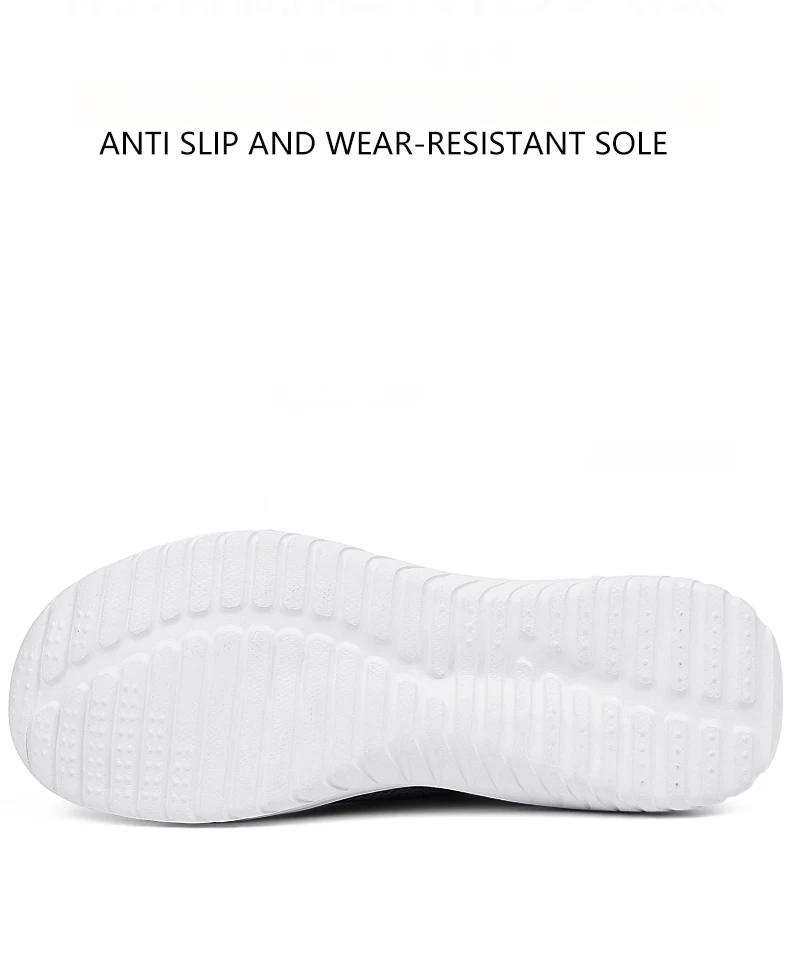Men Shoes Sneakers Breathable Mesh Slip on Running Shoes Outdoor Non-Slip Couple Jogging Training Hiking Sports Shoes
