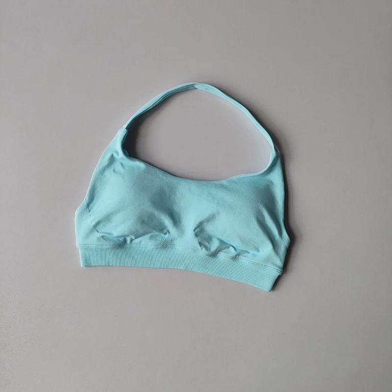 Shockproof Seamless Sexy Padded Athletic Sport Bra Women Backless Workout Gym Anti-Shock Yoga Crop Top Fitness Bra Suits