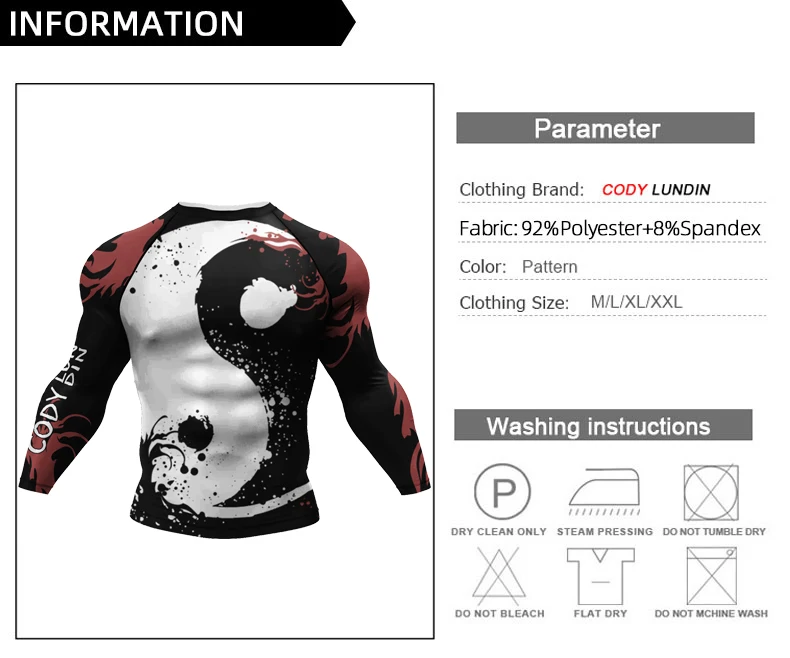 New Boxing Rashguard MMA T-shirt For Men Bjj Gi Kickboxing Jerseys Shirt Sport Long Sleeve Gym Rashgard T-shirts Fight Boxe Tees