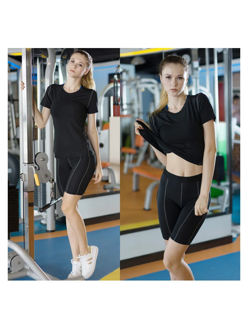 2023 Yoga Top For Women Quick Dry Sport Shirt Women Fitness Gym Top Fitness Shirt Yoga Running T-shirts Female Sports Top