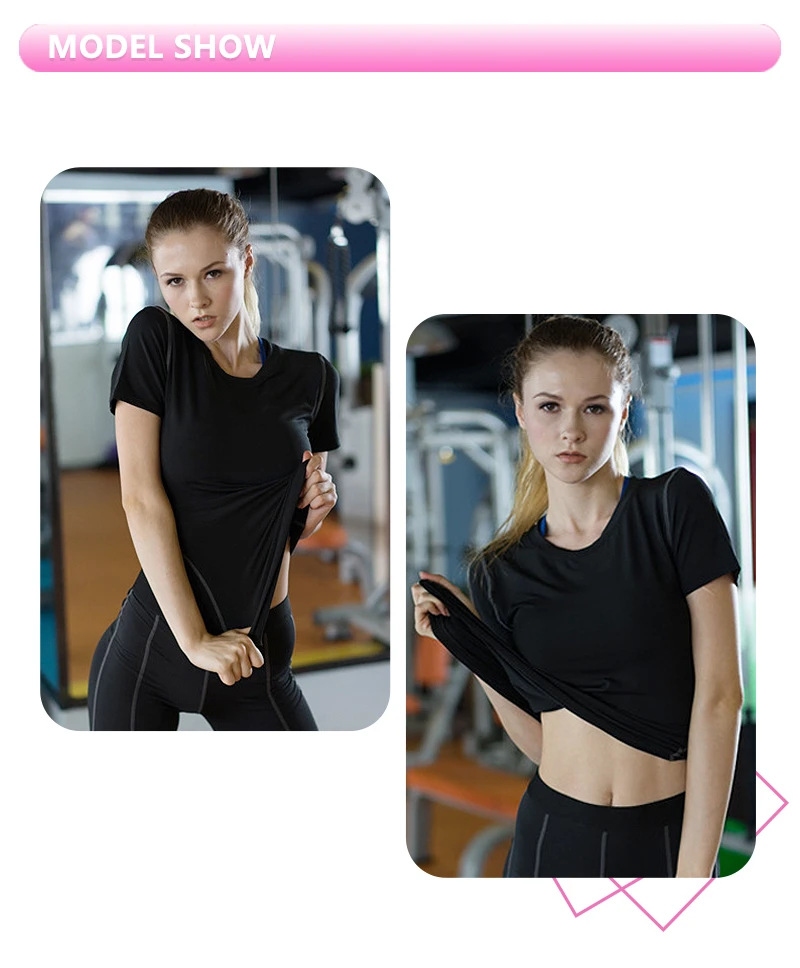 2023 Yoga Top For Women Quick Dry Sport Shirt Women Fitness Gym Top Fitness Shirt Yoga Running T-shirts Female Sports Top