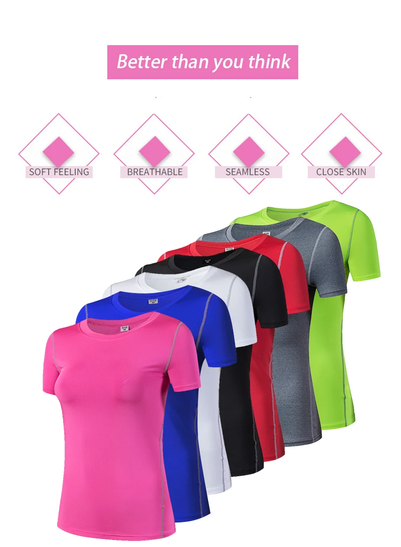 2023 Yoga Top For Women Quick Dry Sport Shirt Women Fitness Gym Top Fitness Shirt Yoga Running T-shirts Female Sports Top