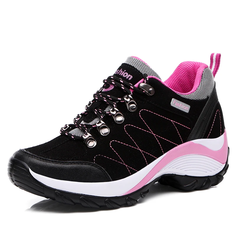 2025 Summer Women Casual Platform Shoes Outdoor Thick Sole Walking Shoes Women Casual Sports Shoes Anti Slip Camping Shoes