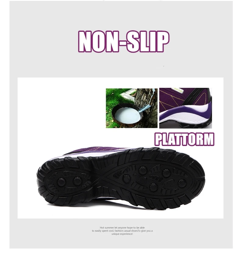 2025 Summer Women Casual Platform Shoes Outdoor Thick Sole Walking Shoes Women Casual Sports Shoes Anti Slip Camping Shoes