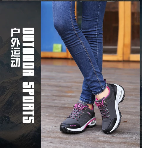 2025 Summer Women Casual Platform Shoes Outdoor Thick Sole Walking Shoes Women Casual Sports Shoes Anti Slip Camping Shoes