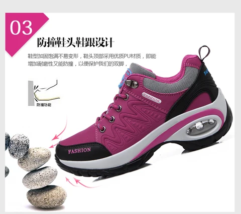 2025 Summer Women Casual Platform Shoes Outdoor Thick Sole Walking Shoes Women Casual Sports Shoes Anti Slip Camping Shoes
