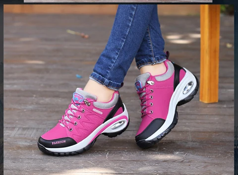 2025 Summer Women Casual Platform Shoes Outdoor Thick Sole Walking Shoes Women Casual Sports Shoes Anti Slip Camping Shoes