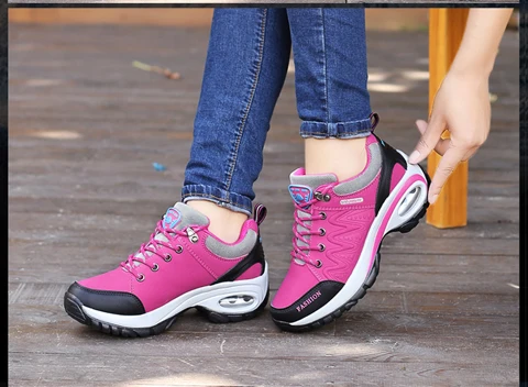 2025 Summer Women Casual Platform Shoes Outdoor Thick Sole Walking Shoes Women Casual Sports Shoes Anti Slip Camping Shoes