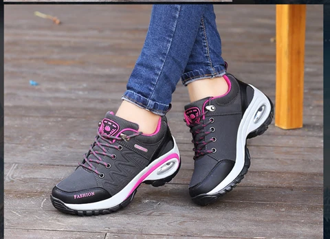 2025 Summer Women Casual Platform Shoes Outdoor Thick Sole Walking Shoes Women Casual Sports Shoes Anti Slip Camping Shoes