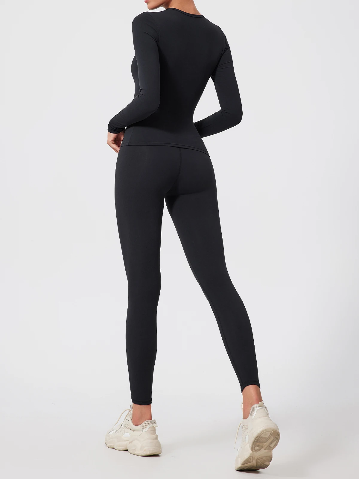 Sports Long Sleeve Shirt Quick Dry Yoga Clothes Gym Top Women Breathable Fitness Yoga Shirt Sportswear Women Workout Top Female