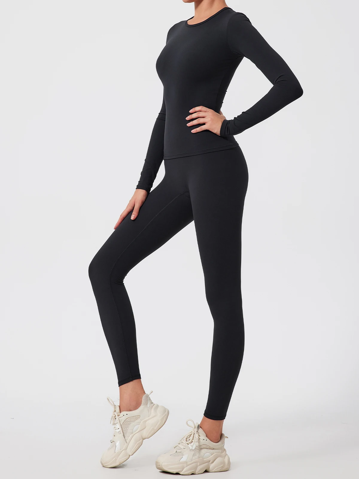 Sports Long Sleeve Shirt Quick Dry Yoga Clothes Gym Top Women Breathable Fitness Yoga Shirt Sportswear Women Workout Top Female