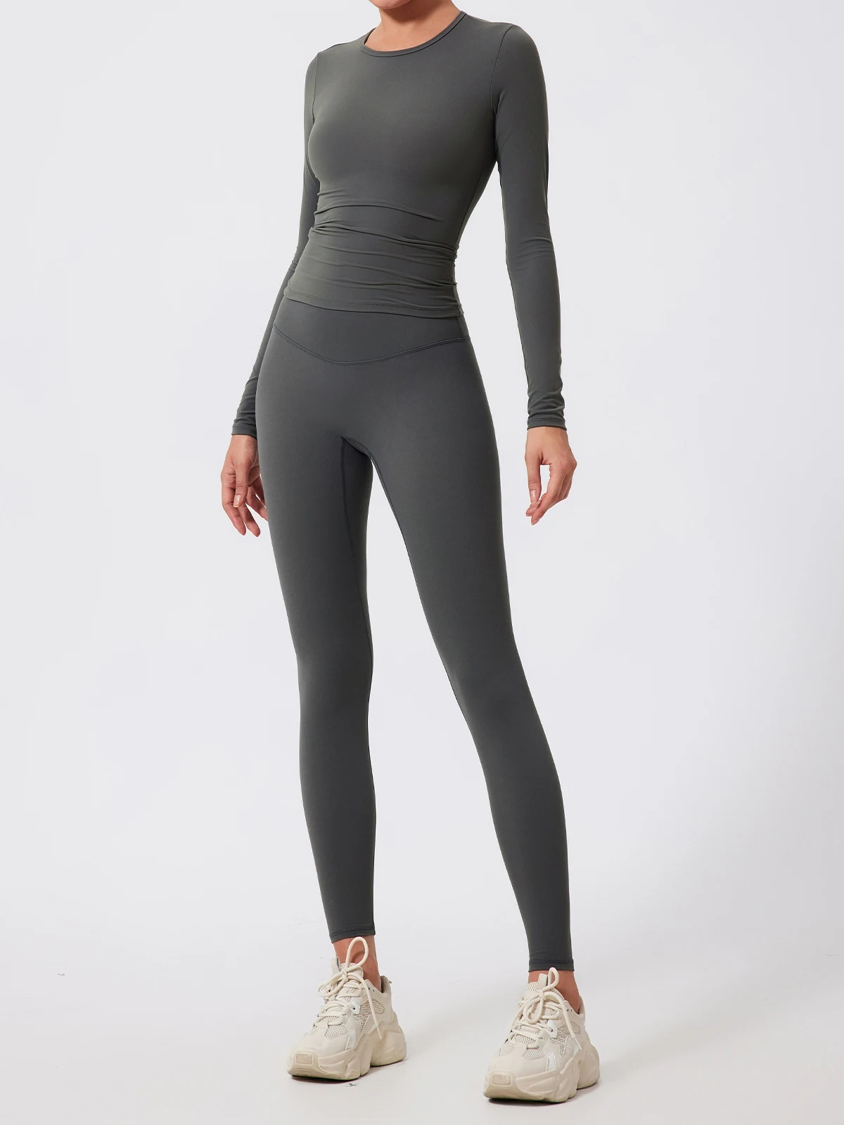 Sports Long Sleeve Shirt Quick Dry Yoga Clothes Gym Top Women Breathable Fitness Yoga Shirt Sportswear Women Workout Top Female