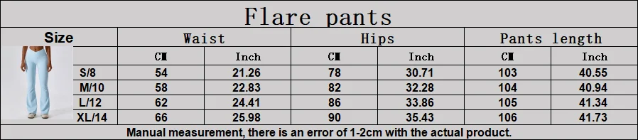 Flare Leggings Yoga Pants Women High Waist Wide Leg Pants Women Gym Workout Fitness Sports Flared Pant Latin Dance Trousers