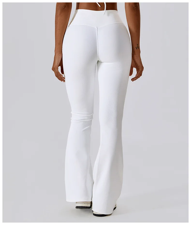 Flare Leggings Yoga Pants Women High Waist Wide Leg Pants Women Gym Workout Fitness Sports Flared Pant Latin Dance Trousers