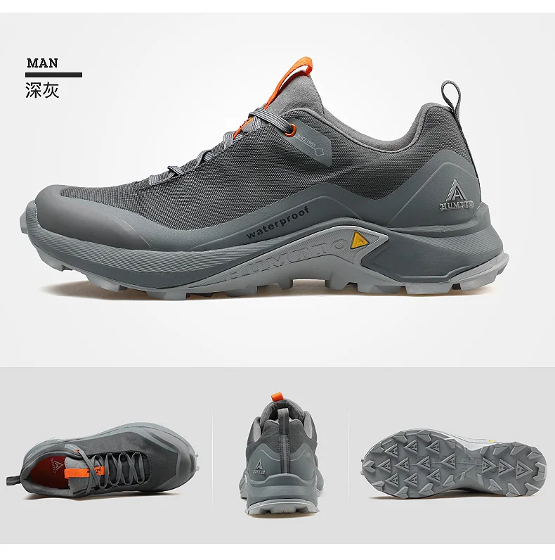HUMTTO Hiking Shoes Men Outdoor Climbing Camping Hunting Boots Mountain Trekking Sneakers Women's Tactical Wakling Snow Shoes