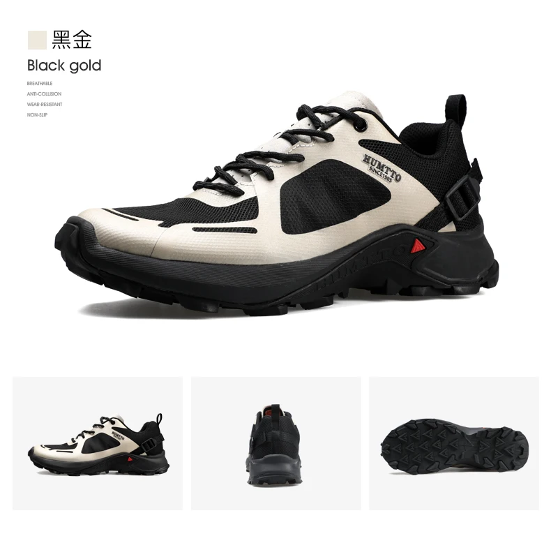HUMTTO Hiking Shoes Men Outdoor Climbing Camping Hunting Boots Mountain Trekking Sneakers Women's Tactical Wakling Snow Shoes