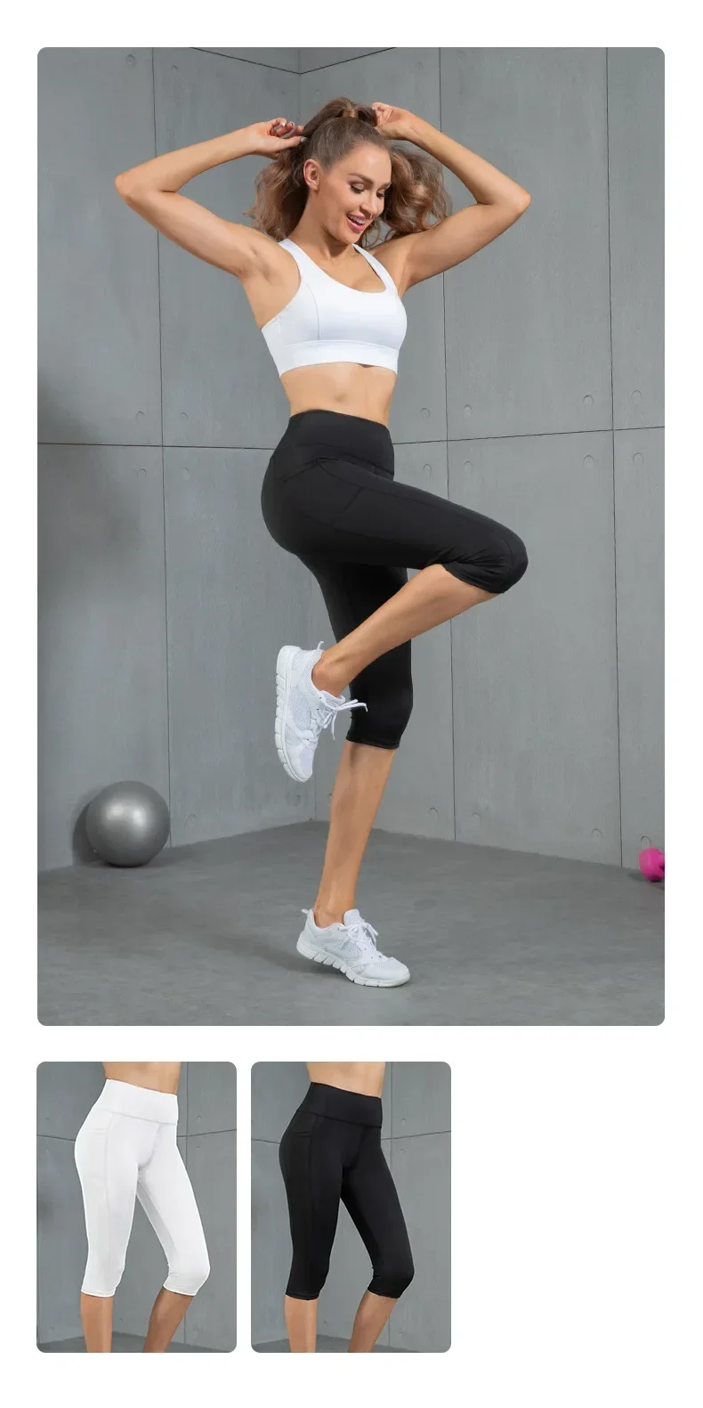 Women's Yoga Pants Printed High Waist Tights Running Fitness Leggings Women Push Up Gym Leggings for Sports Workout Clothing