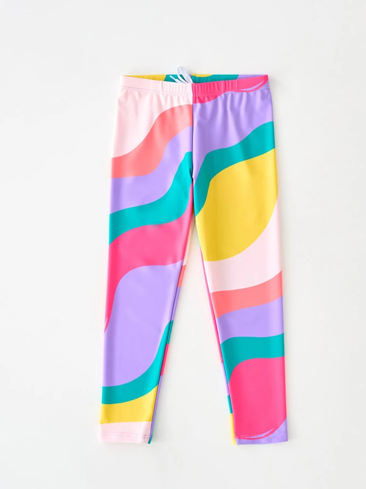 Swimming Pants Children's Swimsuit Beach Sunscreen UPF50 UV Protection Surf Trousers Full Cover Swimwear Boy Girl Bathing Suit