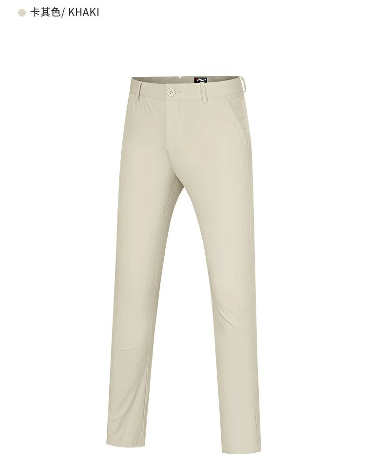 PGM Men's Golf Pants Elastic Comfortable Sports Pant with Perforations Golf Wear for Men KUZ154