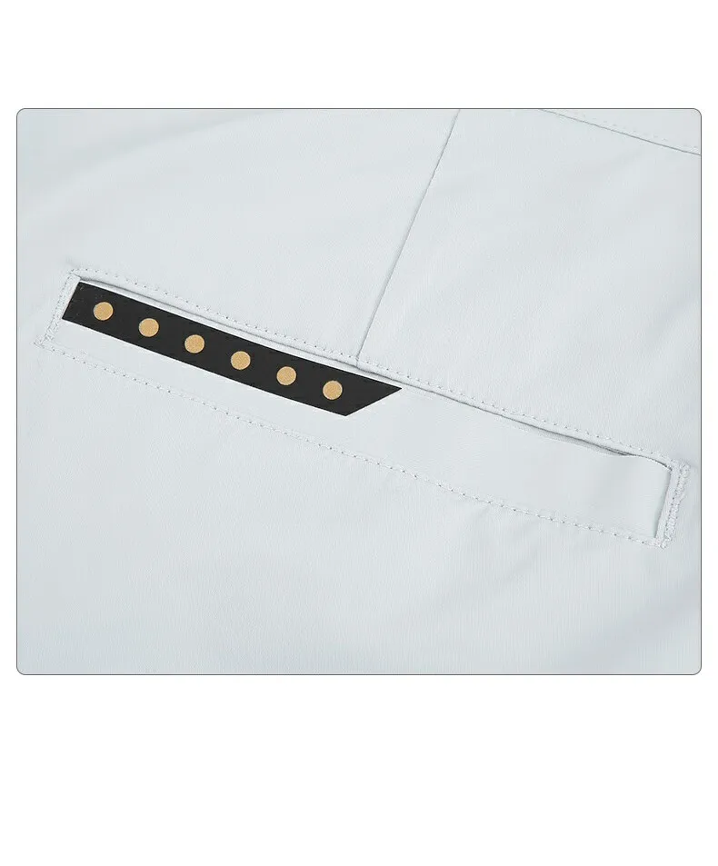 PGM Men's Golf Pants Elastic Comfortable Sports Pant with Perforations Golf Wear for Men KUZ154
