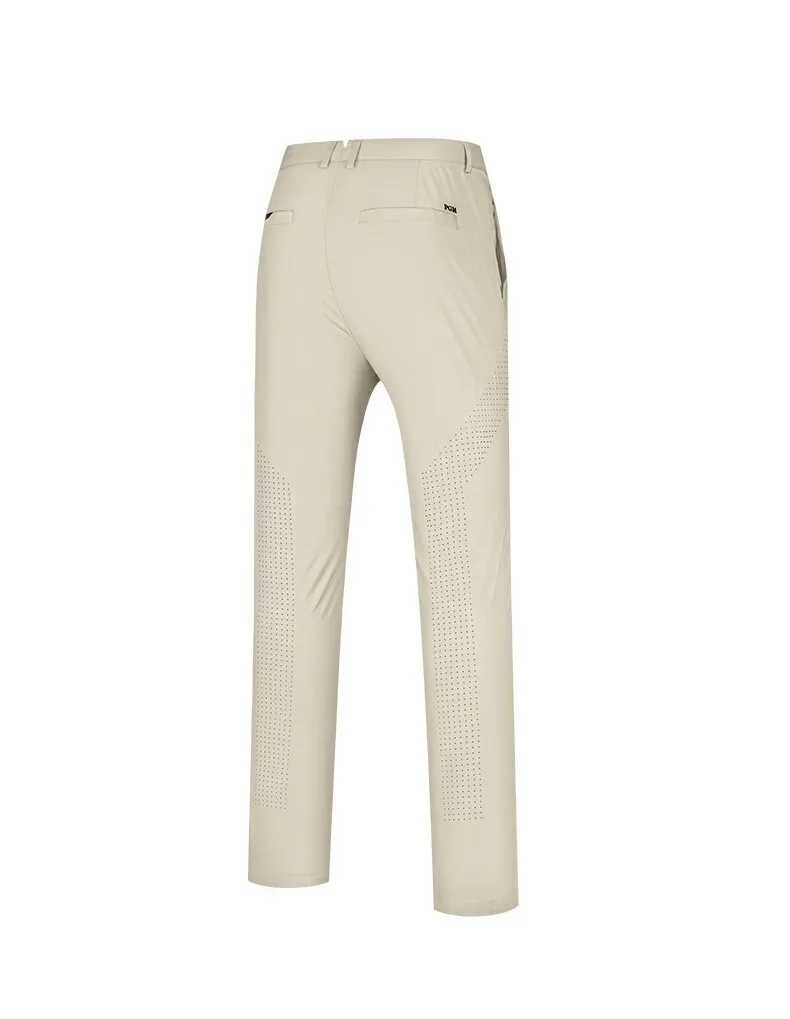 PGM Men's Golf Pants Elastic Comfortable Sports Pant with Perforations Golf Wear for Men KUZ154