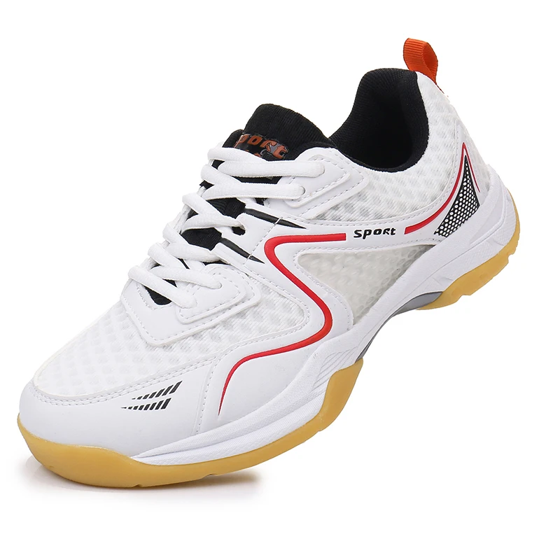 Breathable Mens Womens Badminton Shoes Lightweight Professional Training Sneakers Couple Anti Slip Volleyball Tennis Sport Shoes