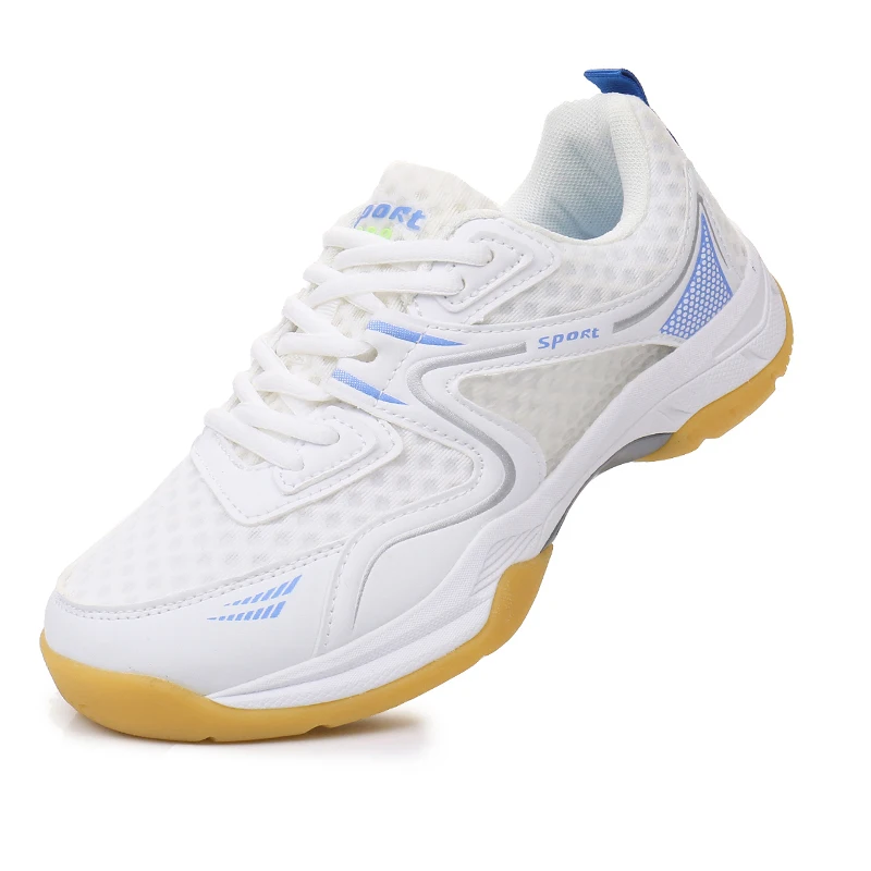 Breathable Mens Womens Badminton Shoes Lightweight Professional Training Sneakers Couple Anti Slip Volleyball Tennis Sport Shoes