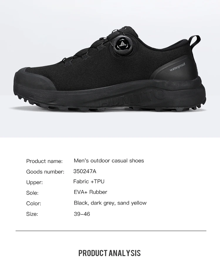 HUMTTO Leather Hiking Shoes 2024 Winter Camping Men's Sports Shoes Breathable Trekking Boots Man Outdoor Safety Sneakers for Men