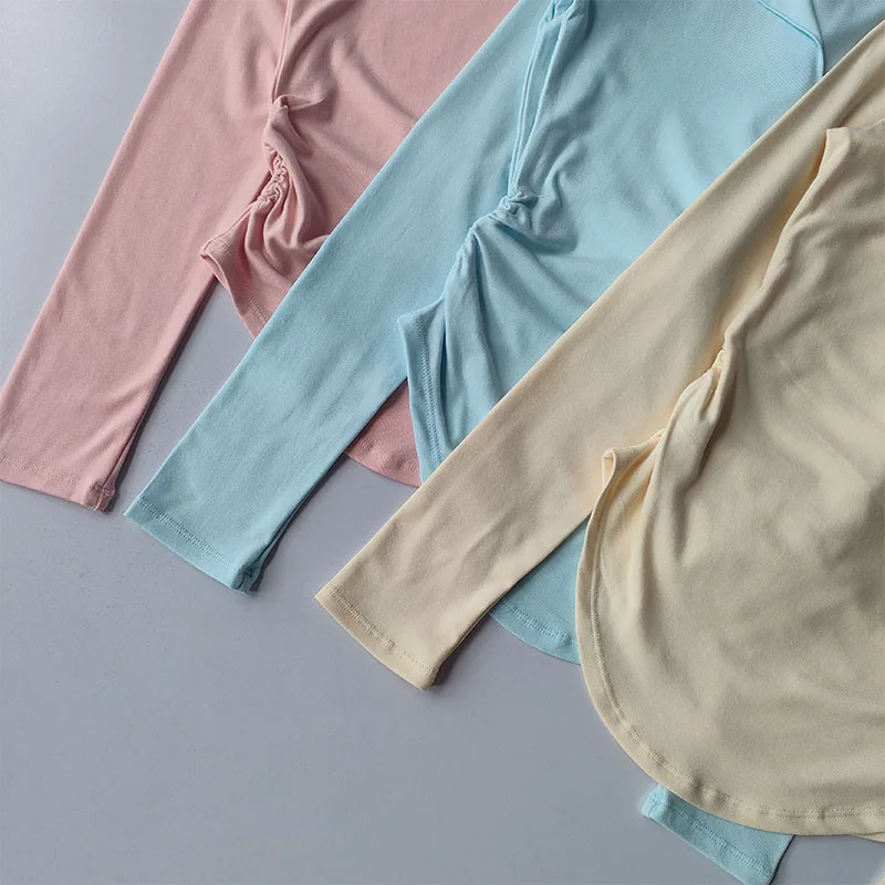 Sports Top Women's Autumn Slim Fit Small V-neck Quick Drying Yoga Clothes Running Fitness Pilates Long Sleeves Outwear T Shirts