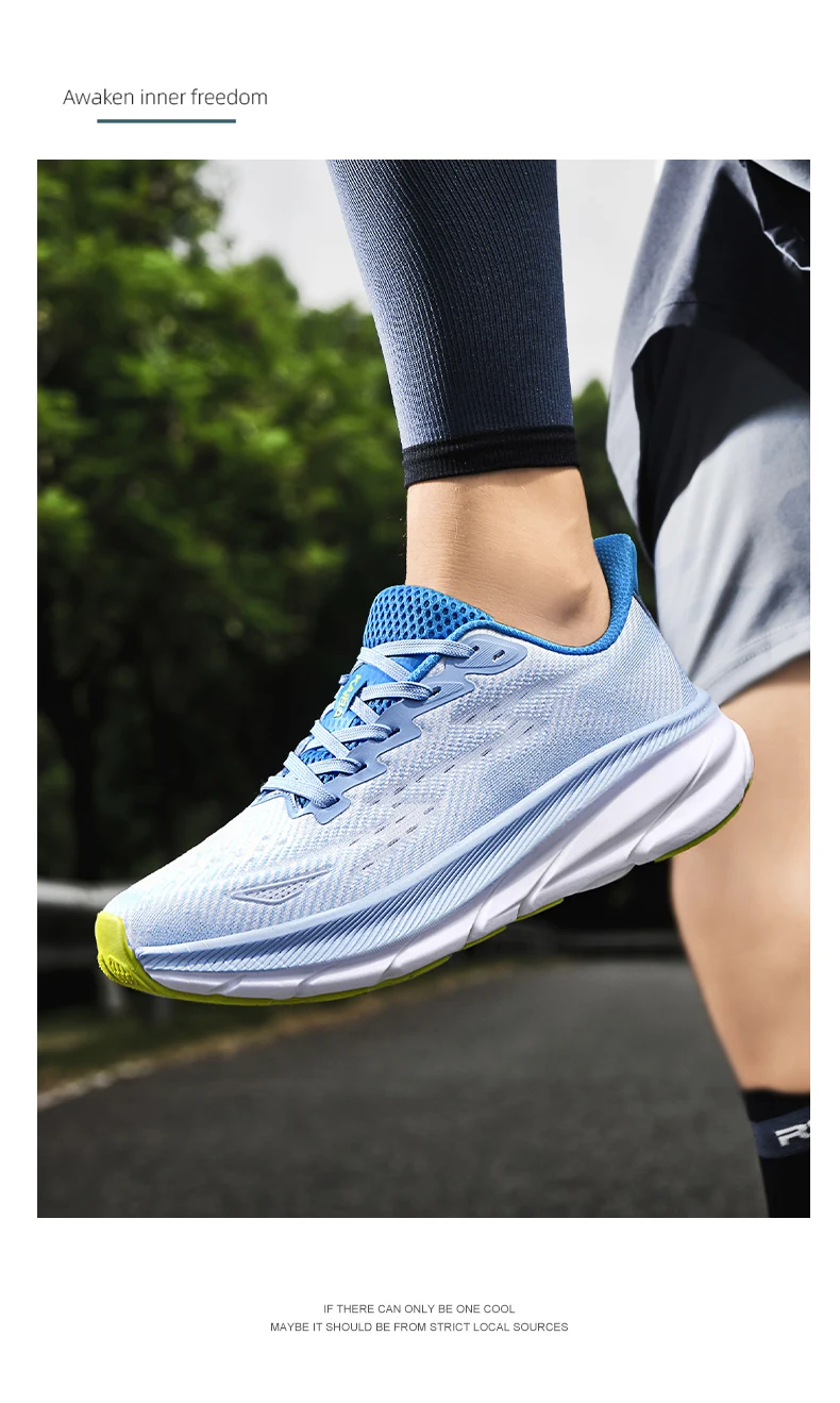 Men's Running Shoes Luxury Shoes Couple Outdoor Sneakers Cushioning Breathable Mesh Off-road Trainer Shoes Race Non-Slip Fashion