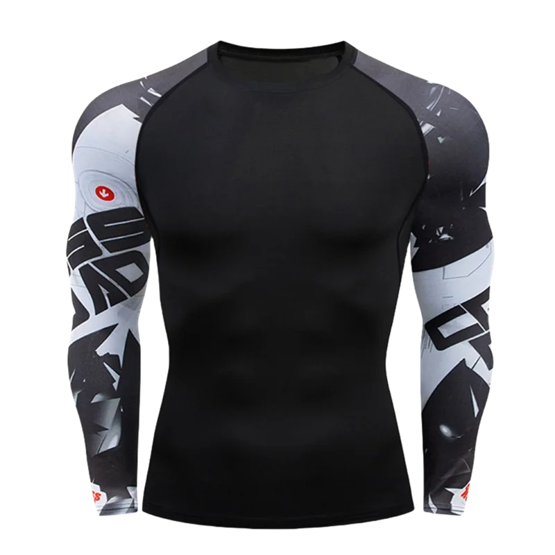 Cody Lundin Men's Compression Gym Wear Swim T Shirt Wholesale Men Gym Wear Slim Fit Rash Guard Compression T Shirt