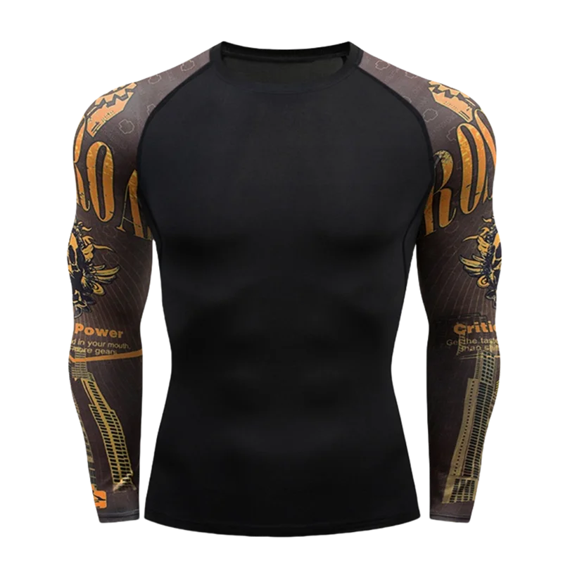 Cody Lundin Men's Compression Gym Wear Swim T Shirt Wholesale Men Gym Wear Slim Fit Rash Guard Compression T Shirt