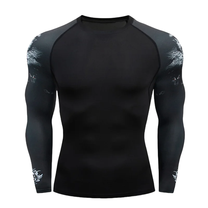 Cody Lundin Men's Compression Gym Wear Swim T Shirt Wholesale Men Gym Wear Slim Fit Rash Guard Compression T Shirt
