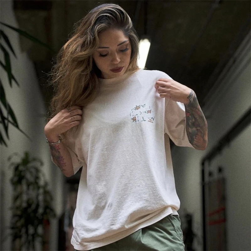 BARBELL BRIGADE Gym Fitness T-shirt Loose Oversize Cotton Men Short Sleeves Bodybuilding Sports Tee Summer Training Workout Tops
