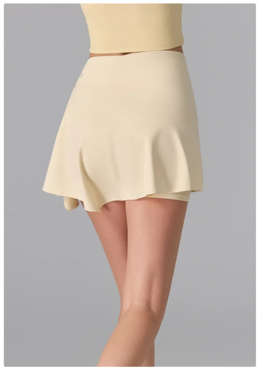 Women's 2-in-1 Anti-Sheer Sports Skort – Running Workout Tennis Badminton Pilates Yoga Shorts Skirt for Spring Summer Activewear