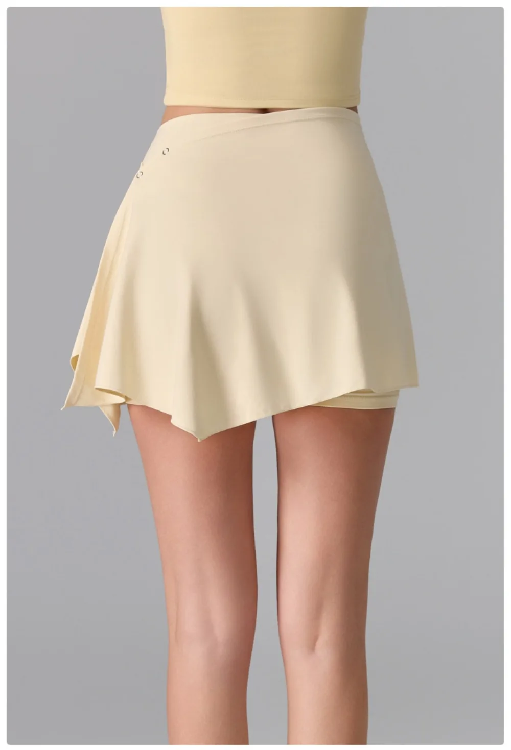Women's 2-in-1 Anti-Sheer Sports Skort – Running Workout Tennis Badminton Pilates Yoga Shorts Skirt for Spring Summer Activewear