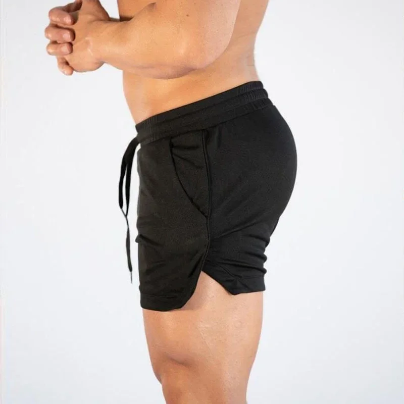 New Men's quick drying breathable printed sports shorts, fitness running shorts, outdoor training shorts, fitness shorts